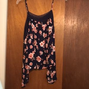Long sleeve cold shoulder shirt